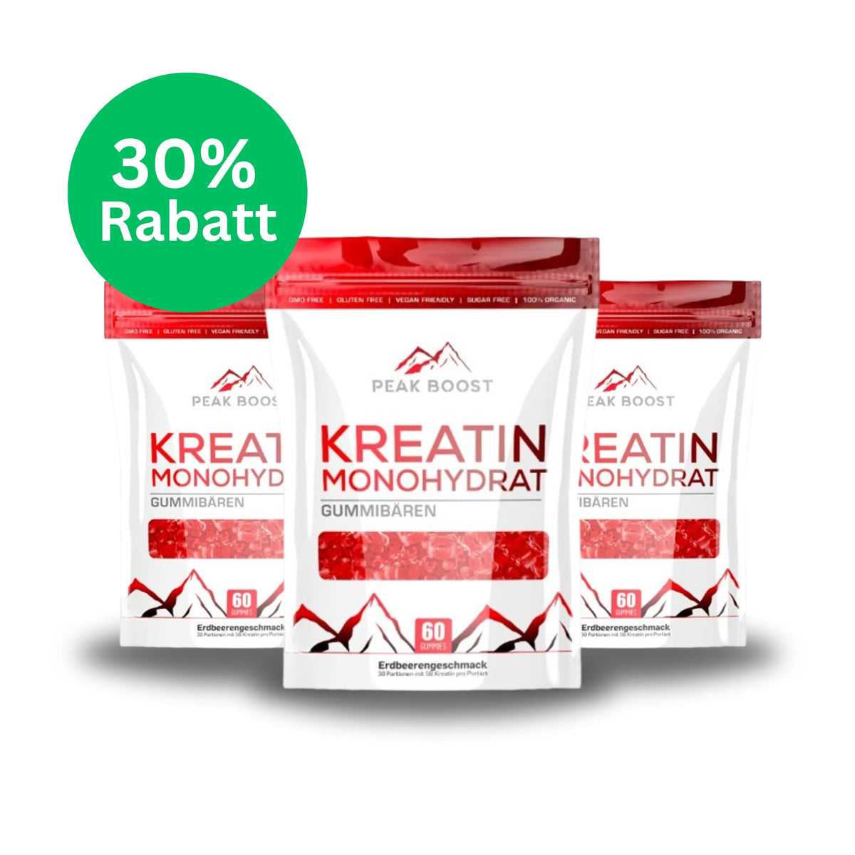3 x Kreatin Monohydrat